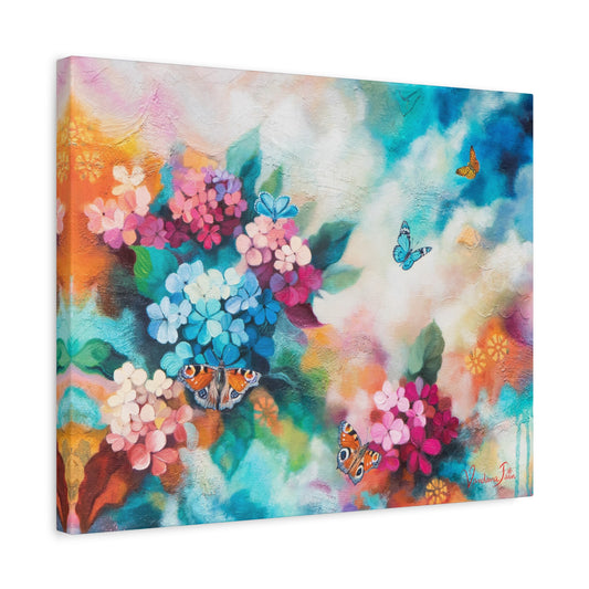 Hydrangea Haven Canvas Print