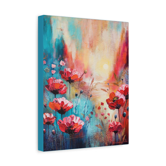 Poppies at Dusk Canvas Print