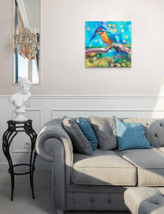 Peaceful Blue Monarch