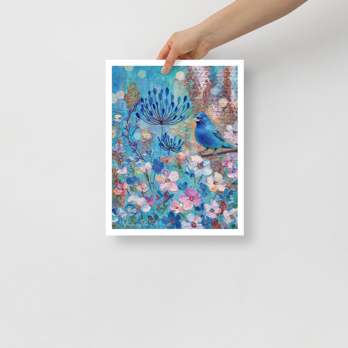 Blooming Blues Fine Art Print