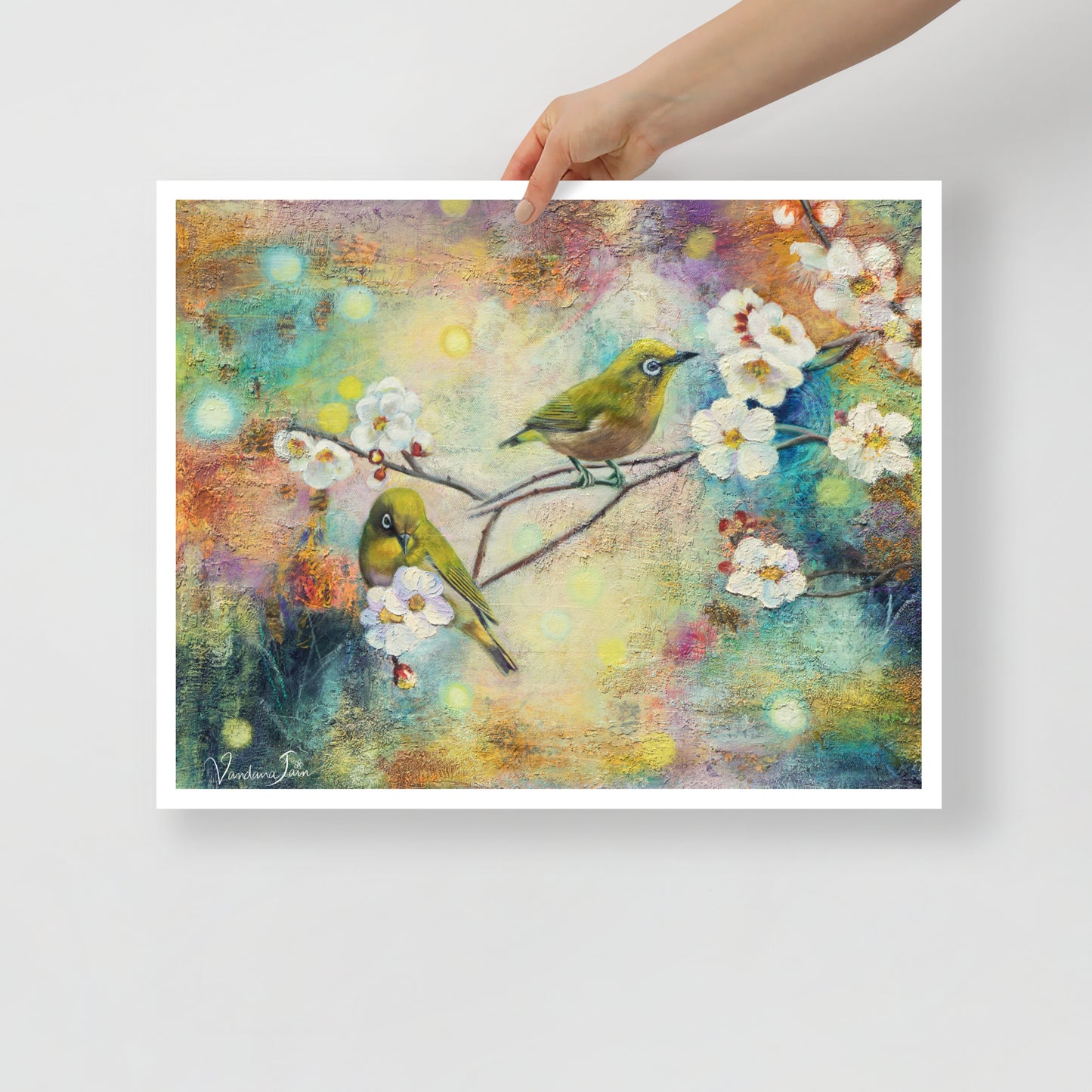 Among the Blossoms Fine Art Print