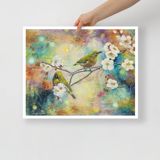 Among the Blossoms Fine Art Print