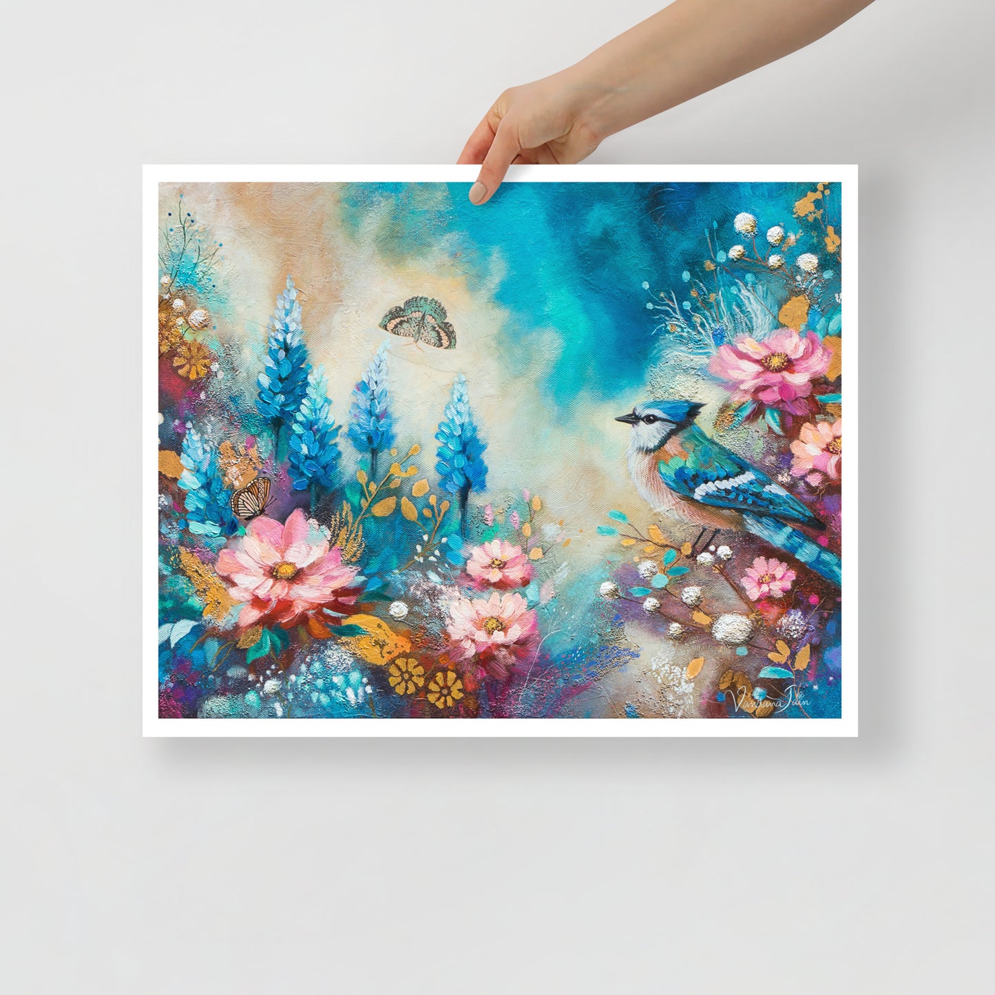 Blue Bonnet Bliss Fine Art Print