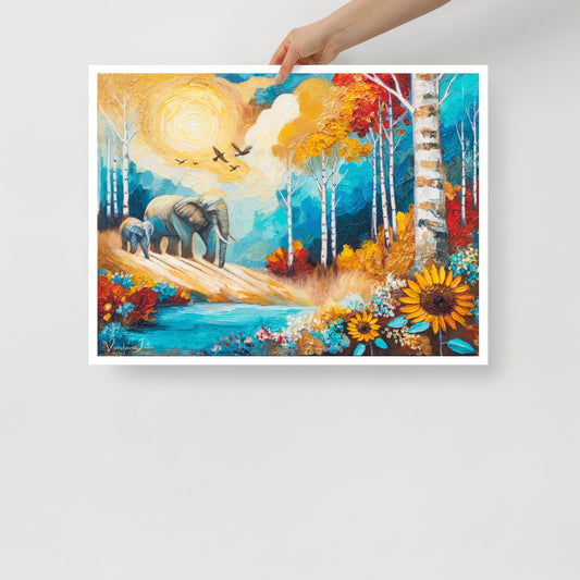 Sunlit Guardians Fine Art Print