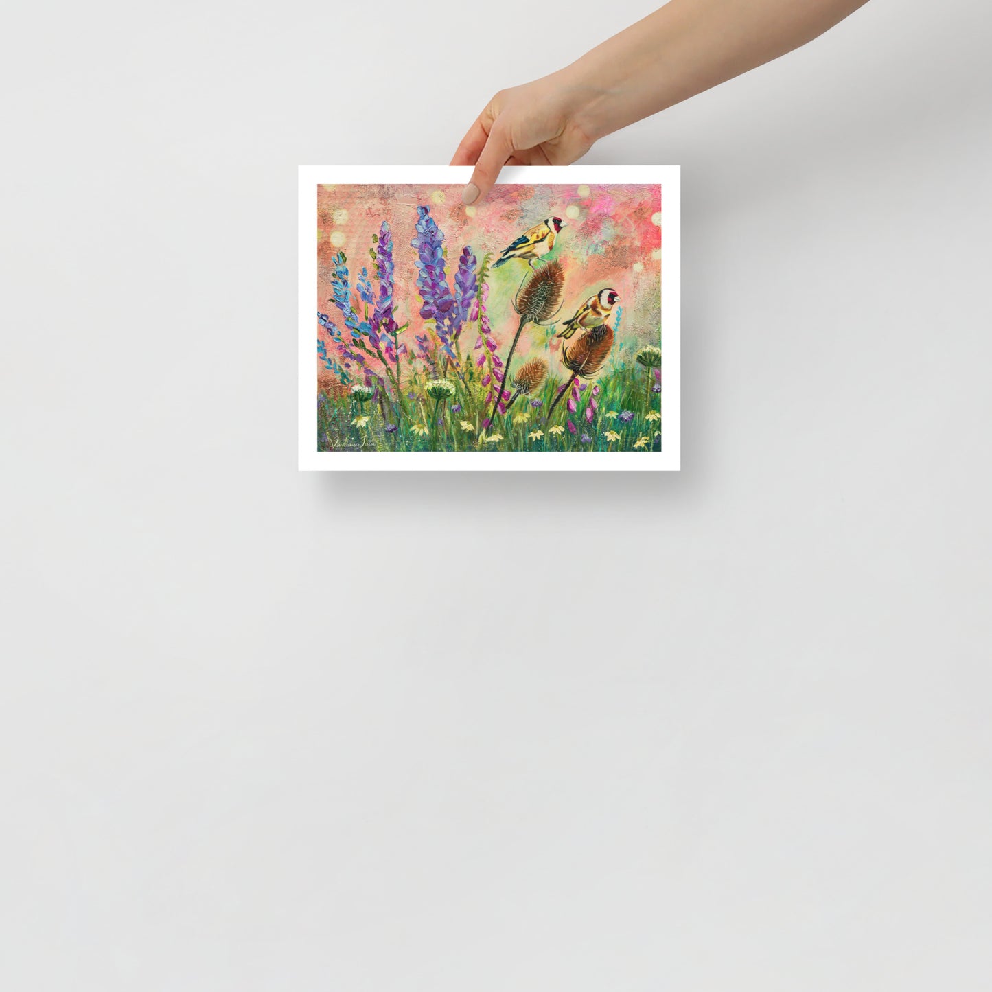 Blue Wild Flowers Fine Art Print