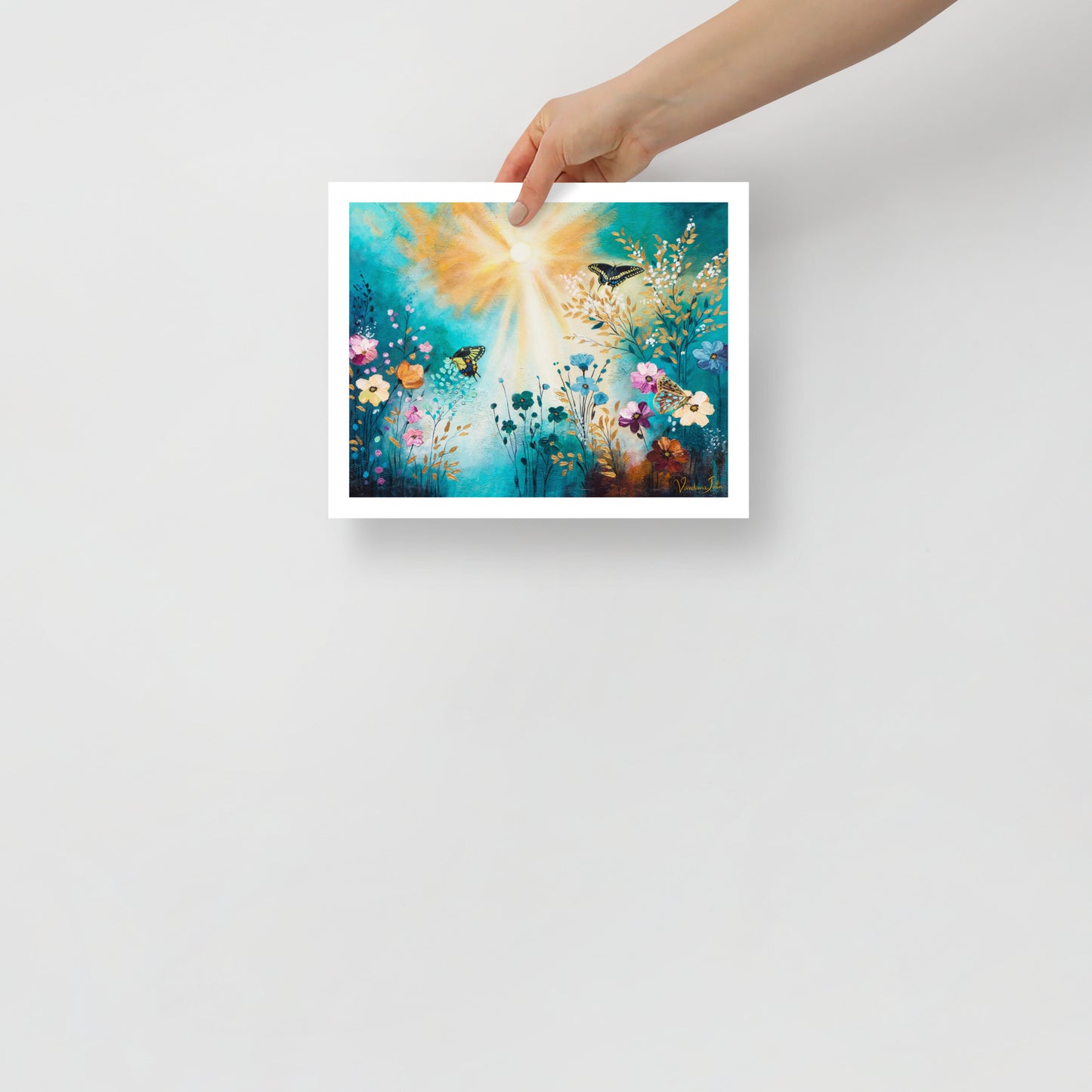 Fluttering Glow Fine Art Print