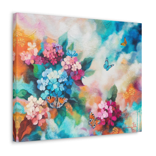 Hydrangea Haven Canvas Print
