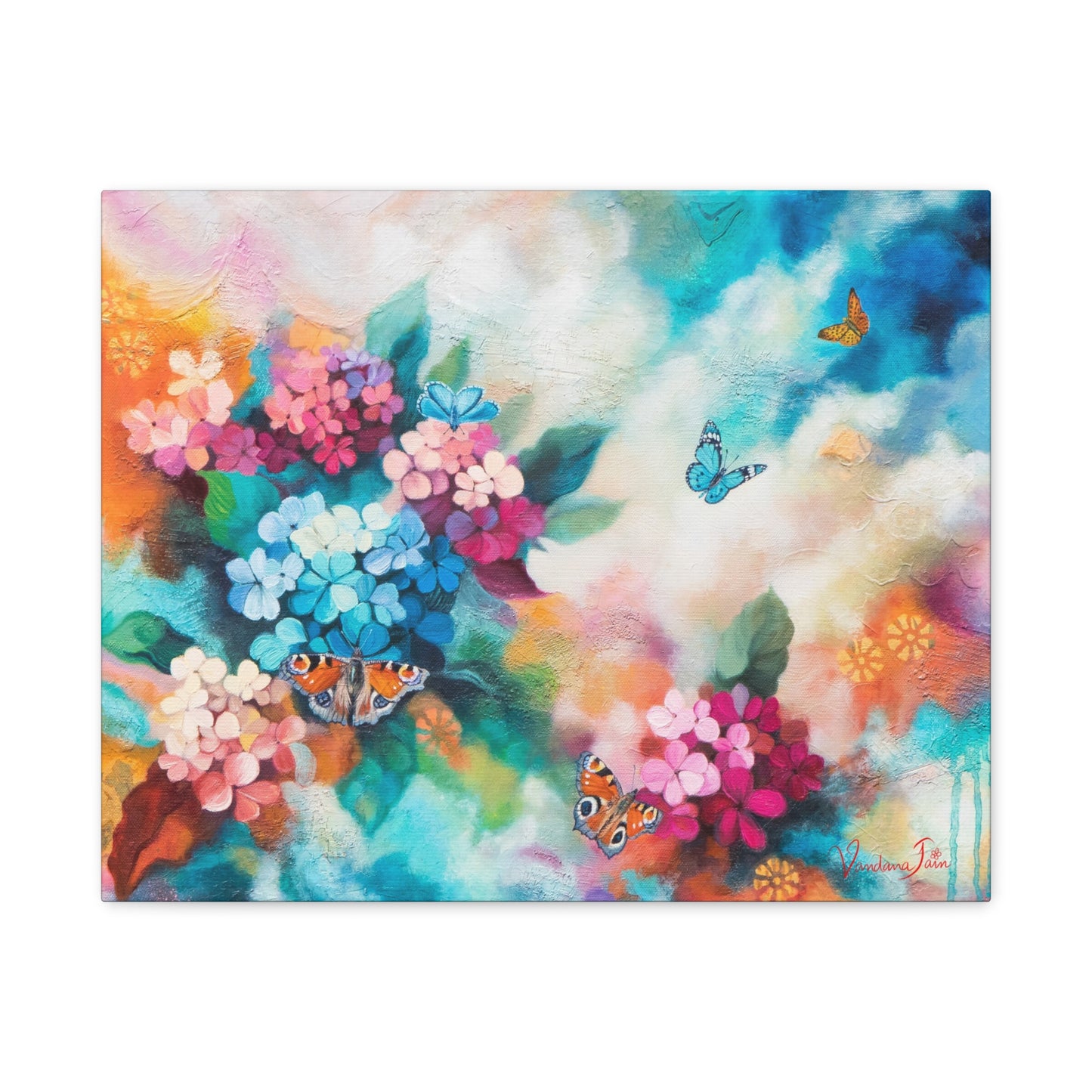 Hydrangea Haven Canvas Print