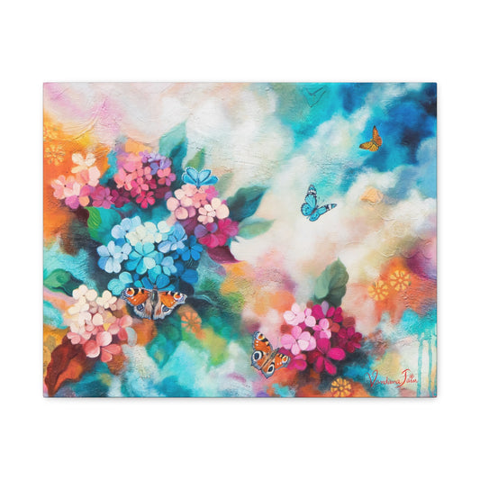 Hydrangea Haven Canvas Print