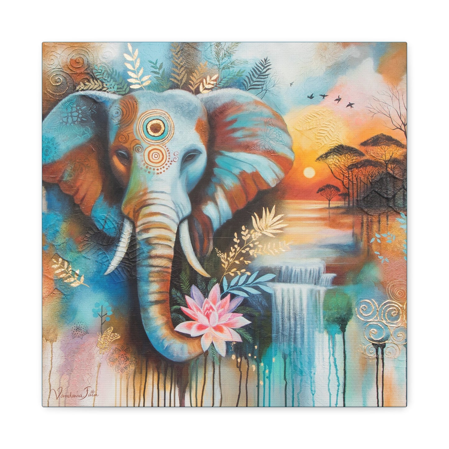 Sacred Guardian Canvas Print