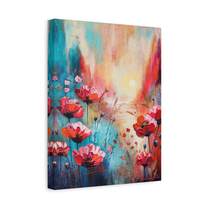 Poppies at Dusk Canvas Print
