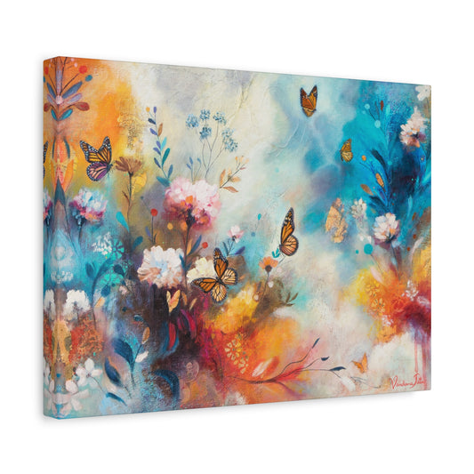 Chroma Garden Canvas Print