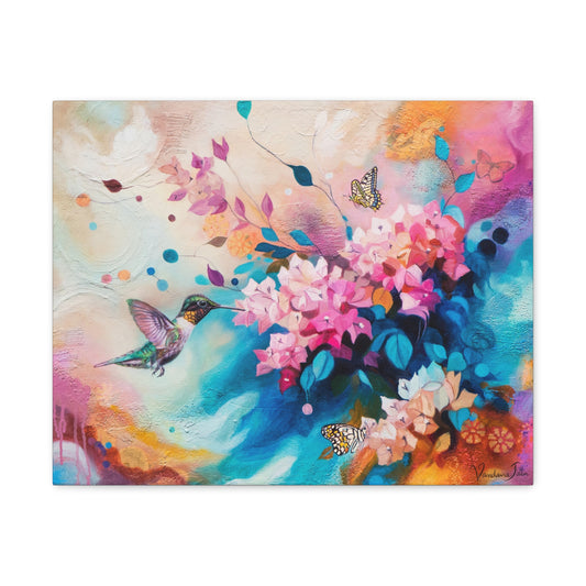 Blissful Bougainville Canvas Print