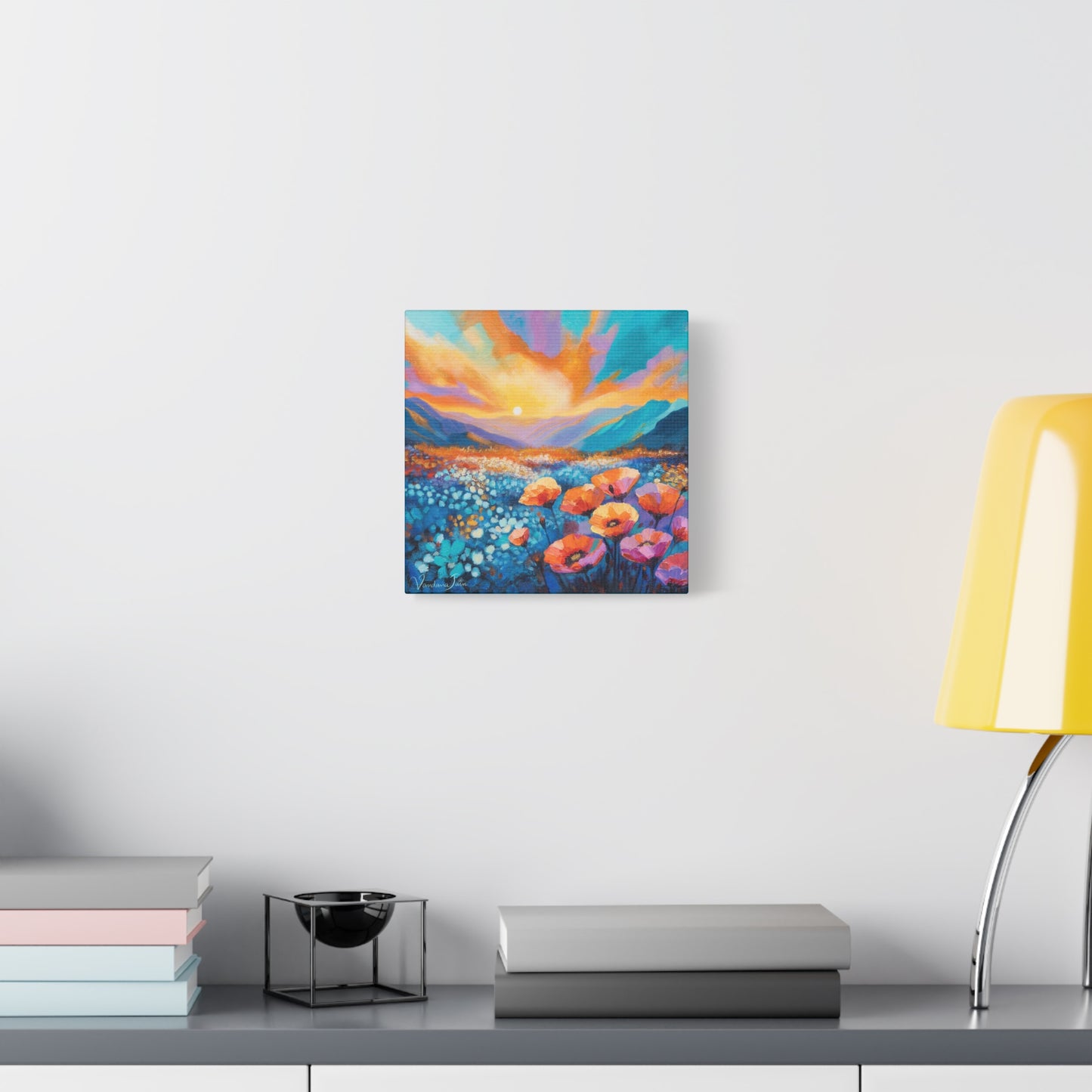 Golden Poppies Canvas Print
