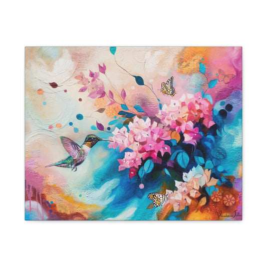 Blissful Bougainville Canvas Print