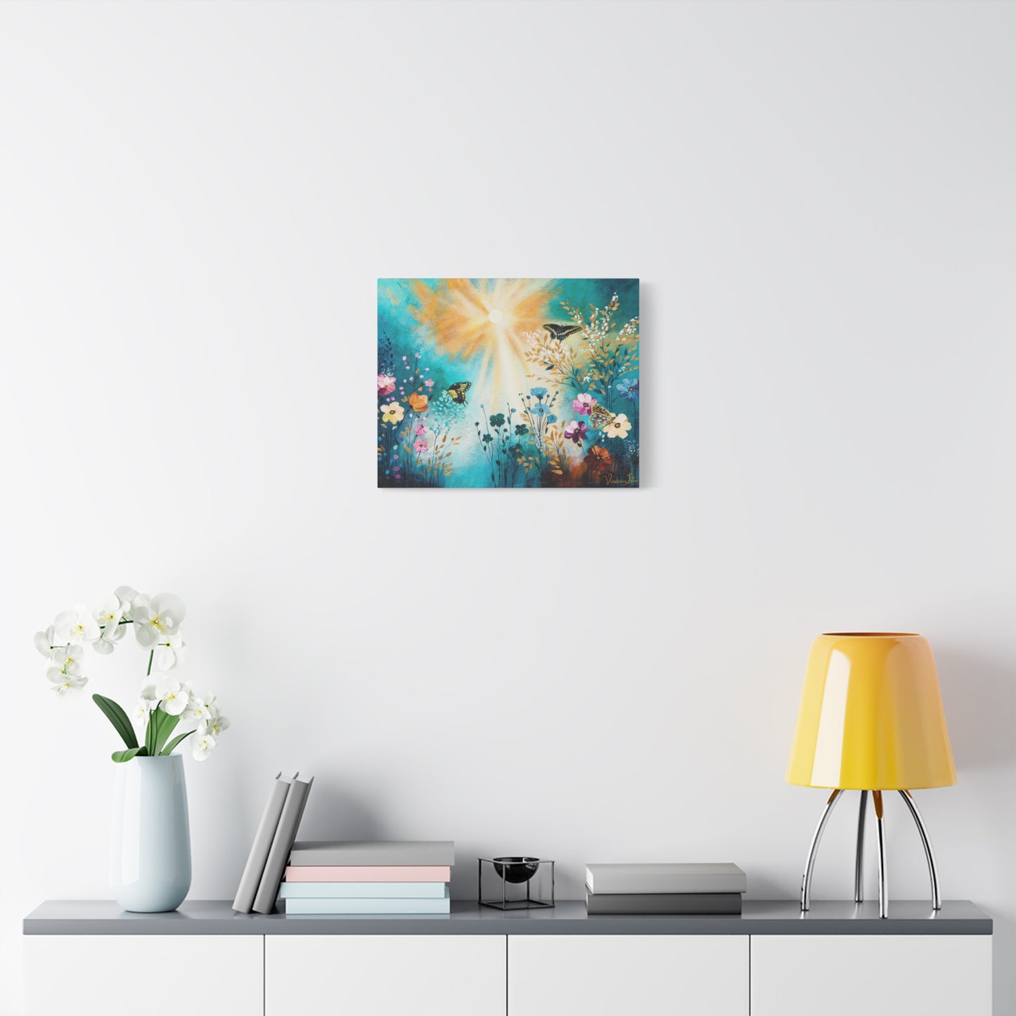 Fluttering Glow Canvas Print