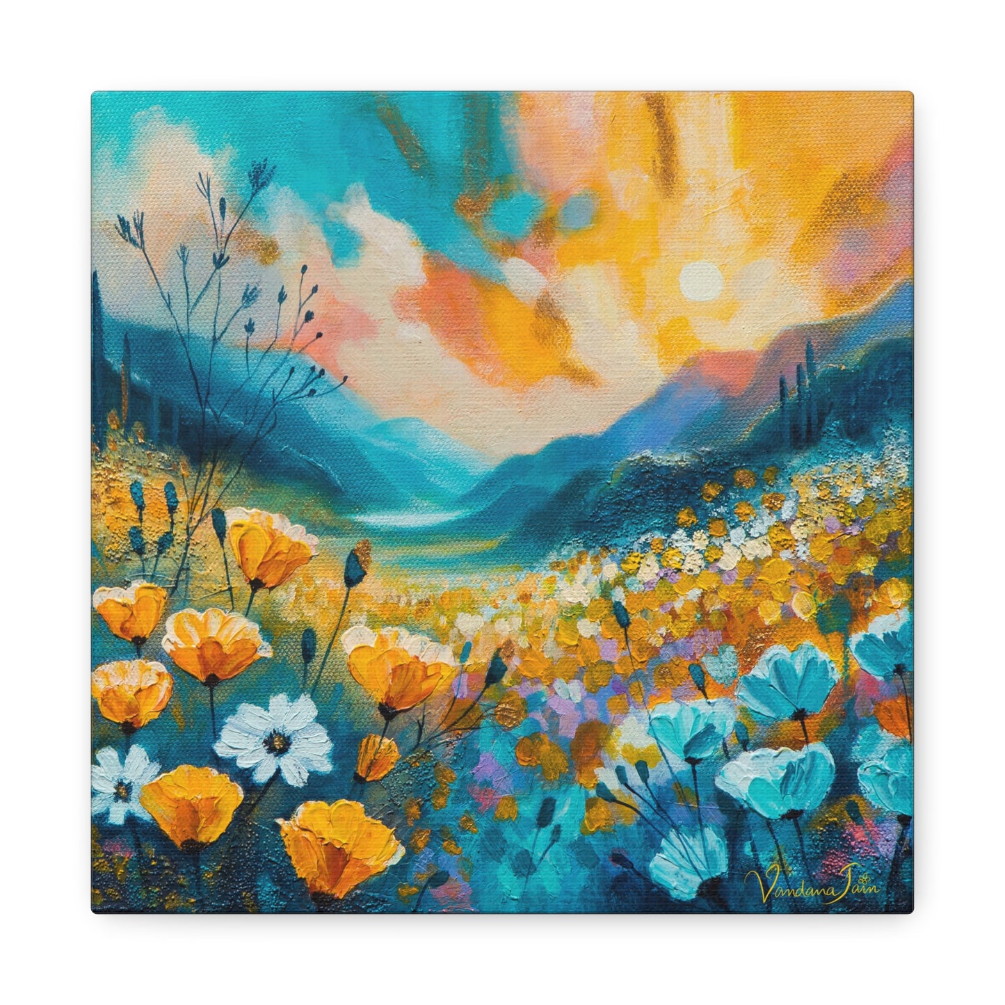 Poppy Hills Canvas Print