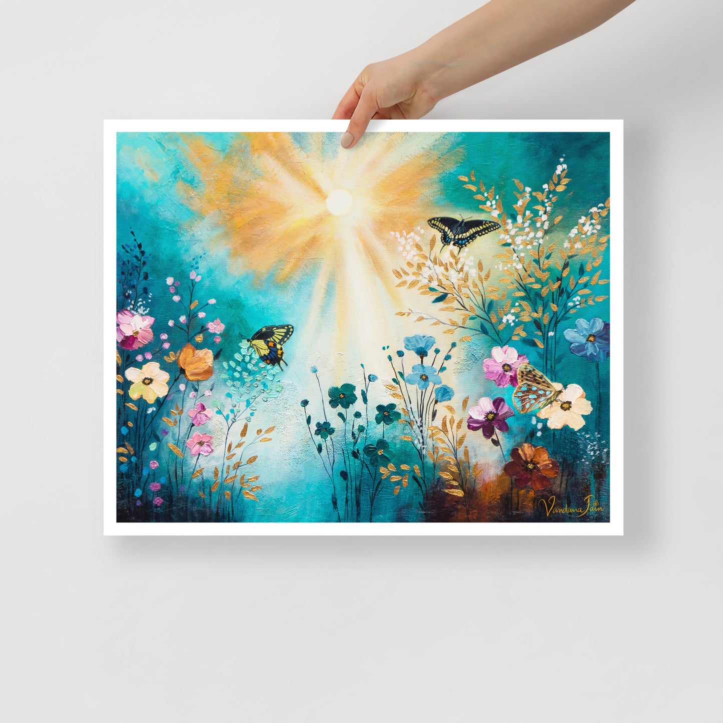 Fluttering Glow Fine Art Print