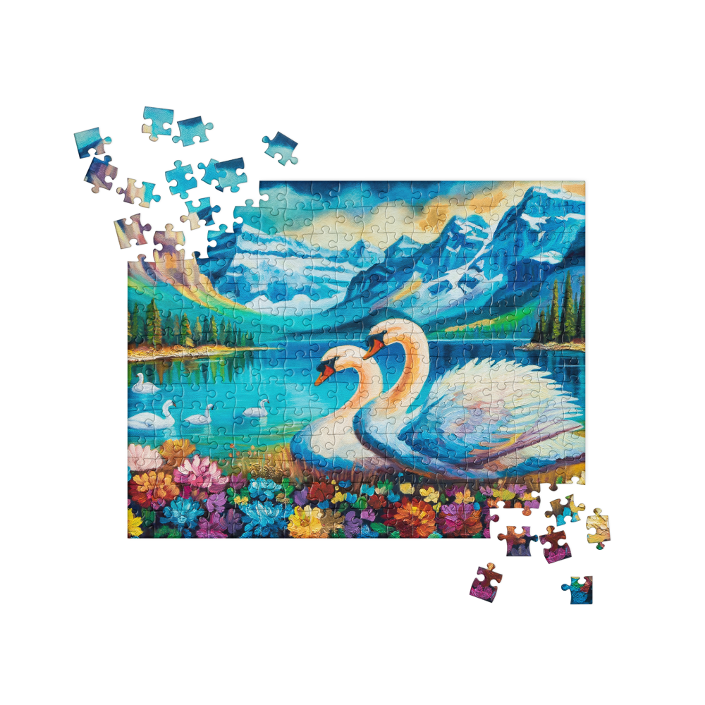 Jigsaw Puzzle - Swans Paradise