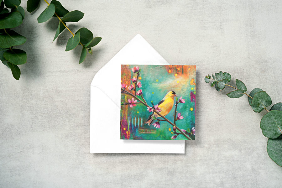 Square Greeting/Note Cards Pack 1 (Set of 4)