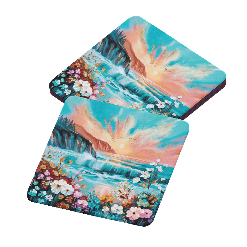 Coasters - Coastal Radiance (Set of 4)