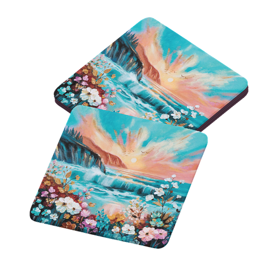 Coasters - Coastal Radiance (Set of 4)