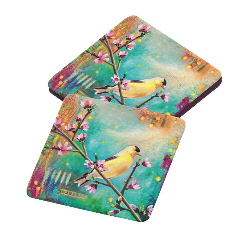 Coasters - Springtime Serenade (Set of 4)