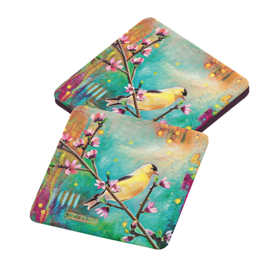 Coasters - Springtime Serenade (Set of 4)